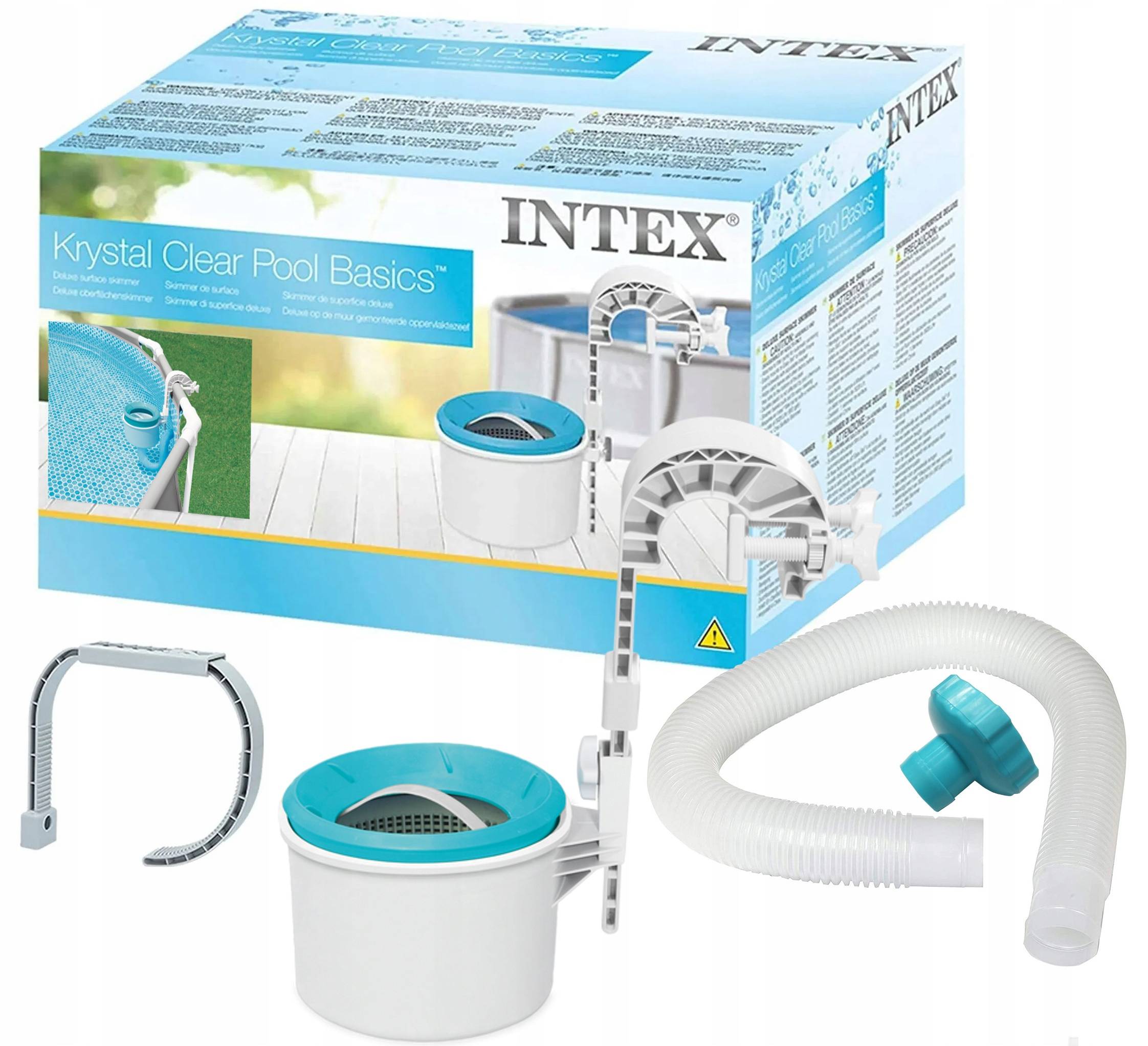 Intex Deluxe skimer za bazen 28000 sa prikazom kompletnog seta za montažu