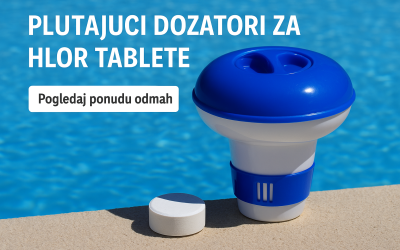 Plutajući dozatori za hlor TABLETE– jednostavno rešenje za čistu i sigurnu bazensku vodu