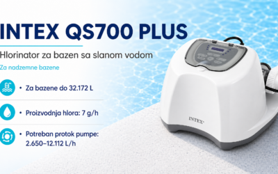 Intex 26688 hlorinator QS700 Plus za bazene do 32.172 L – kada je bolji izbor od QS500?